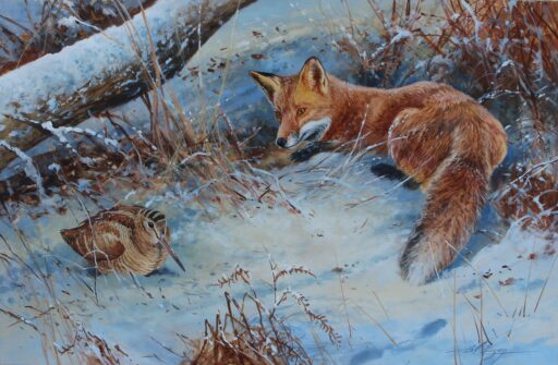 Panier N° 6071 - "Renard et mordorée"