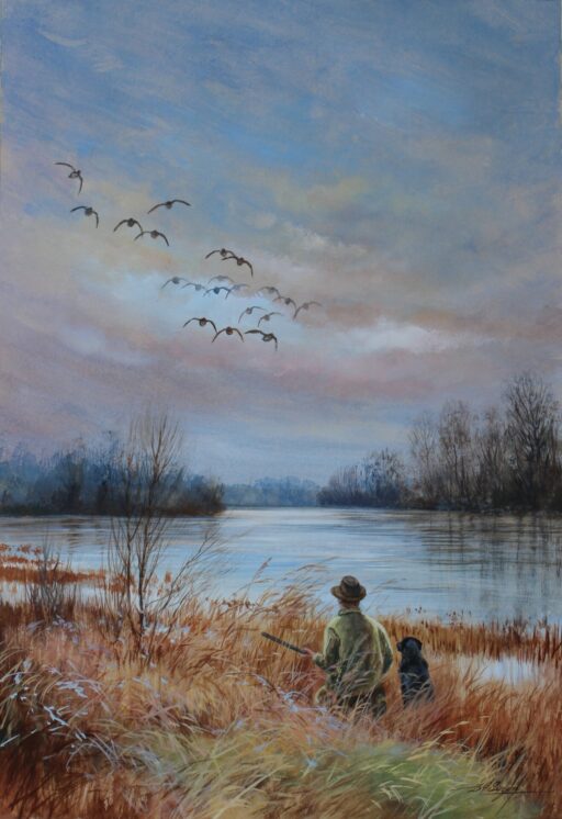 N° 6255 - "Chasse en bord de Loire"